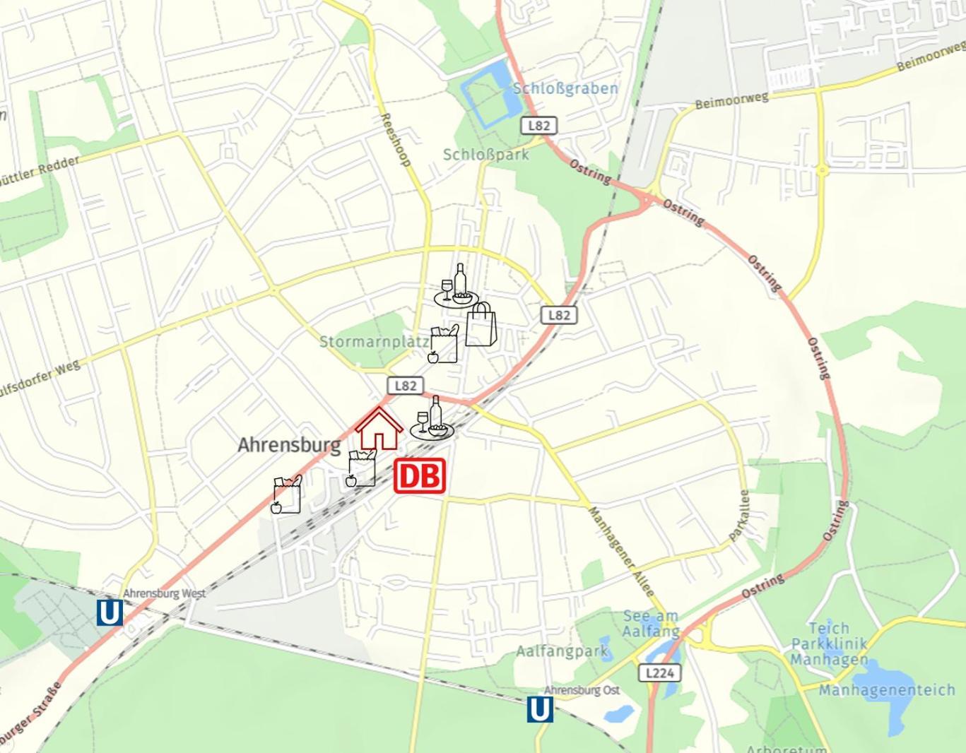 Have-A-Nice-Stay - Nahe Bahnhof - 20 Minuten Nach Hamburg - Trotzdem Ruhig Gelegen - 6 Minuten Zu Fuss Ins Zentrum Ahrensburg - Modern Eingerichtet Exteriör bild