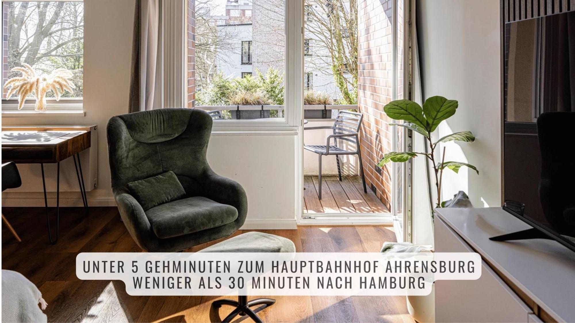 Have-A-Nice-Stay - Nahe Bahnhof - 20 Minuten Nach Hamburg - Trotzdem Ruhig Gelegen - 6 Minuten Zu Fuss Ins Zentrum Ahrensburg - Modern Eingerichtet Exteriör bild